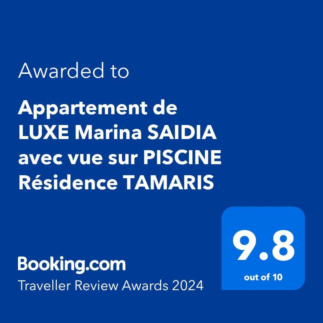 Appartement De Luxe Marina Saidia Avec Vue Sur Piscine Residence Tamaris Kültér fotó